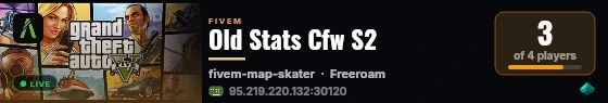 Old Stats Cfw S2 live status badge