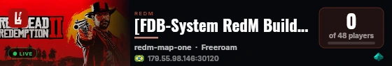 [FDB-System RedM Build] STEEL live status badge