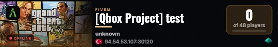 [Qbox Project] test live status badge