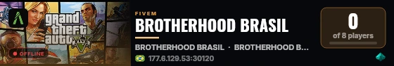 BROTHERHOOD BRASIL live status badge