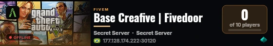 Base Creafive | Fivedoor live status badge