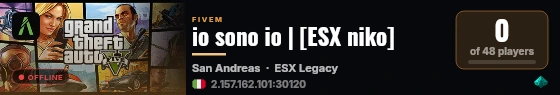 io sono io | [ESX niko] live status badge