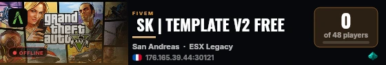  SK | TEMPLATE V2 FREE live status badge