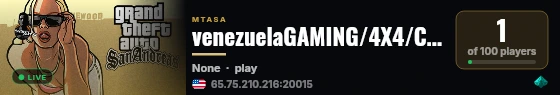 venezuelaGAMING/4X4/Car audio/Encavas/ETC live status badge