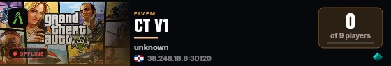 CT V1 live status badge