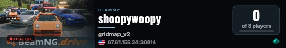 shoopywoopy live status badge