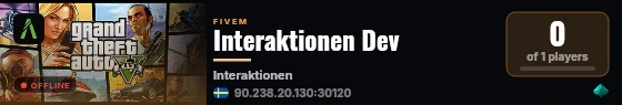Interaktionen Dev live status badge