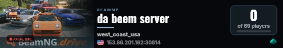da beem server live status badge