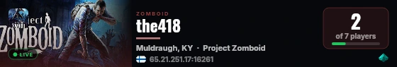 the418 live status badge