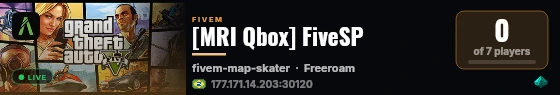 [MRI Qbox] FiveSP live status badge