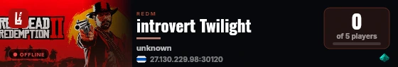 introvert Twilight live status badge