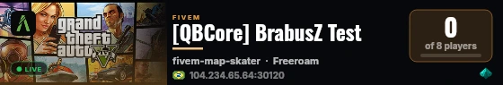 [QBCore] BrabusZ Test live status badge