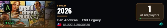 2026 live status badge