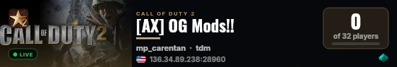 [AX] OG Mods!! live status badge