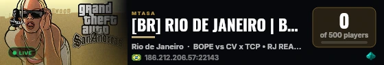 [BR] RIO DE JANEIRO | BOPE  PMERJ vs COMPLEXO DO ALEMÃO | GUERRA REALISTA live status badge