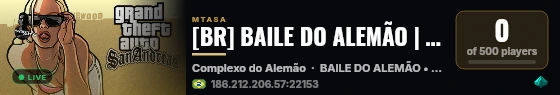 [BR] BAILE DO ALEMÃO | CV RL | GUERRA DE FACÇÕES RJ | SISTEMA EXCLUSIVO 2026 live status badge