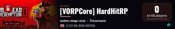 [VORPCore] HardHitRP live status badge