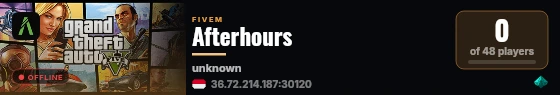 Afterhours live status badge