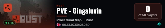 PVE - Gingaluvin live status badge