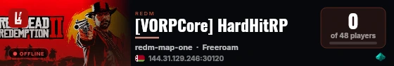 [VORPCore] HardHitRP live status badge