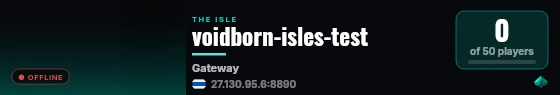 voidborn-isles-test live status badge