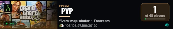  PVP  live status badge