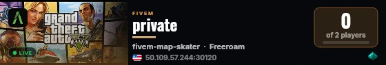private live status badge