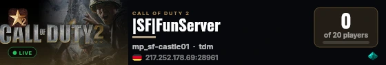 |SF|FunServer live status badge