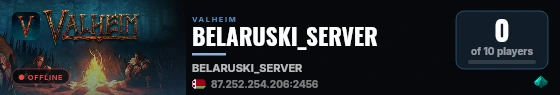 BELARUSKI_SERVER live status badge