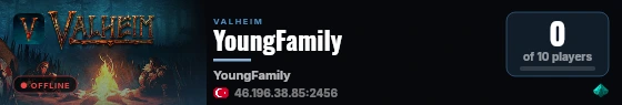 YoungFamily live status badge