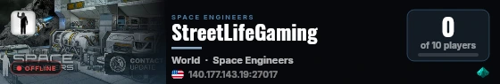 StreetLifeGaming live status badge
