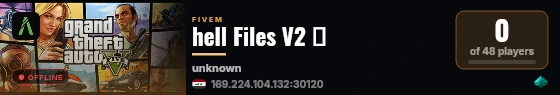 hell Files V2 ッ live status badge