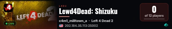 Lewd4Dead: Shizuku live status badge