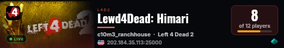 Lewd4Dead: Himari live status badge