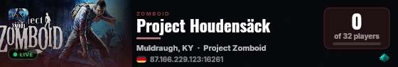 Project Houdensäck live status badge