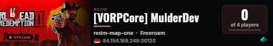 [VORPCore] MulderDev live status badge
