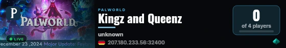 Kingz and Queenz live status badge