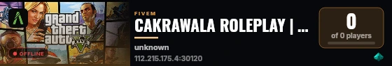 CAKRAWALA ROLEPLAY | Indonesian Roleplay live status badge