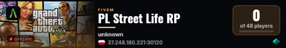 PL Street Life RP live status badge