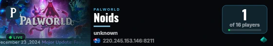 Noids live status badge