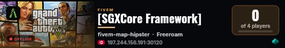 [SGXCore Framework] live status badge