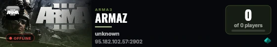 ARMAZ live status badge