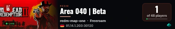 Area 040 | Beta live status badge