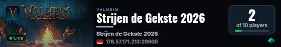 Strijen de Gekste 2026 live status badge