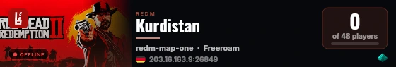 Kurdistan live status badge