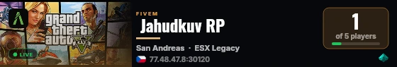  Jahudkuv RP live status badge