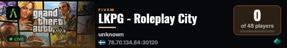 LKPG - Roleplay City live status badge
