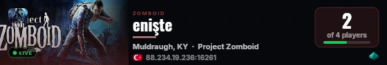 enişte live status badge