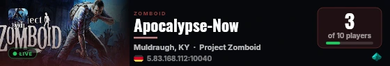 Apocalypse-Now live status badge