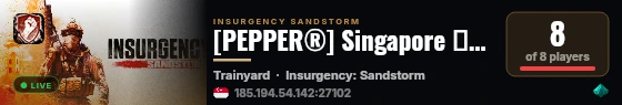 [PEPPER®] Singapore 新加坡 | 8vs48 | AI1.0 | Backup Server live status badge